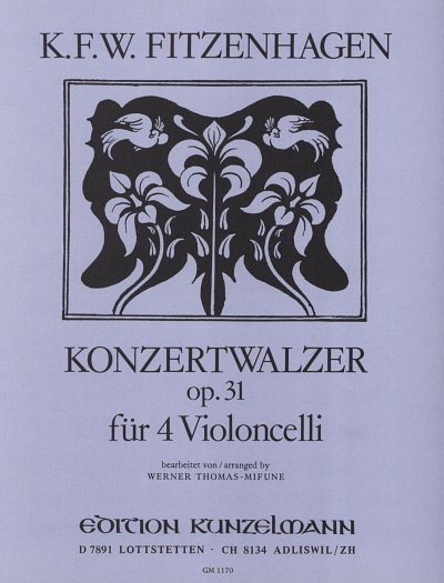 W. Fitzenhagen: Konzertwalzer op. 31, 4Vc (Stsatz)