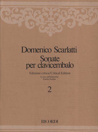 D. Scarlatti: Sonate per clavicembalo 2 , Cemb/Klav
