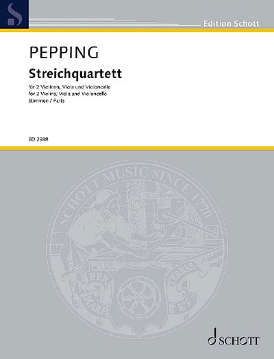 E. Pepping: String quartet