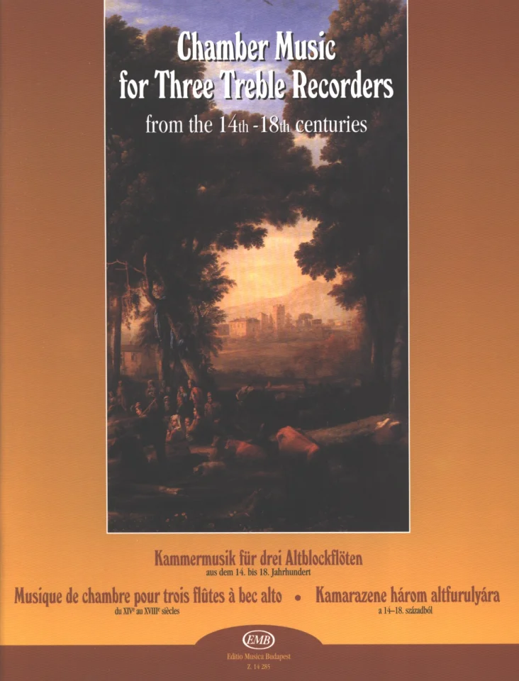 J. Bali : Kammermusik für drei Altblockflöten, 3Ablf (Sppa) (0)