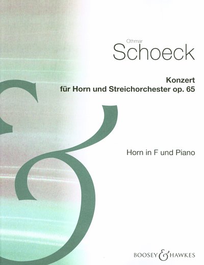 O. Schoeck: Konzert Op. 65