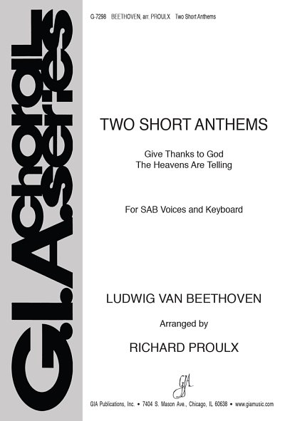 L. van Beethoven: Two Short Anthems