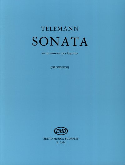 G.P. Telemann: Sonate e-Moll, FagKlav (KlavpaSt)