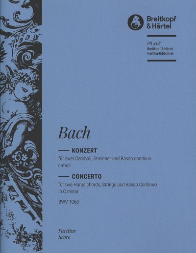 J.S. Bach: Cembalokonzert c-moll BWV 106, 2CembStrBc (Part.)