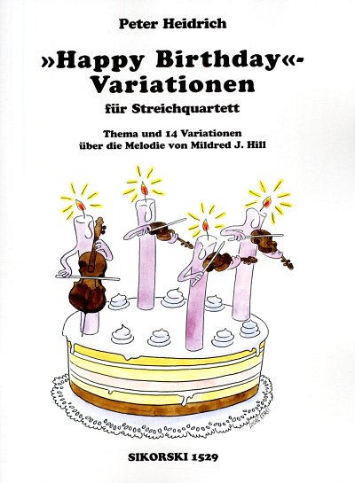 P. Heidrich: Happy Birthday-Variationen, 2VlVaVc (Pa+St)