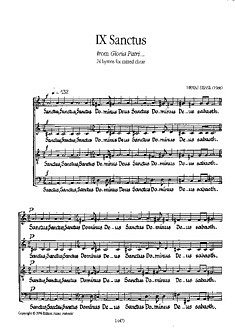 U. Sisask: Gloria Patri Opus 17/9 Sanctus, Ch (Chpa)