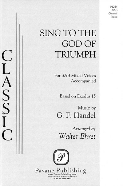 G.F. Händel: Sing to the God of Triumph, Gch3Klav (Chpa)
