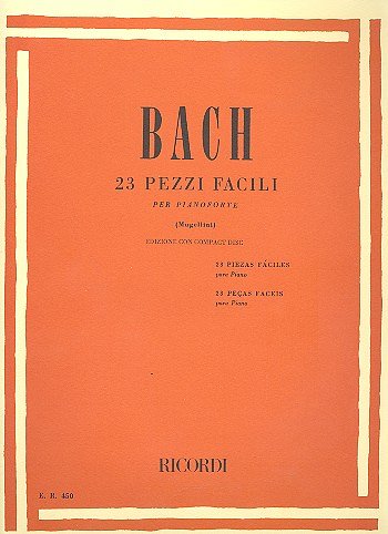 J.S. Bach: 23 Pezzi Facili, Klav (+CD)