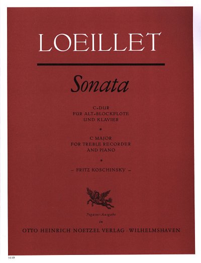 J.-B. Loeillet: Sonata C-Dur, AblfKlav (KlavpaSt)