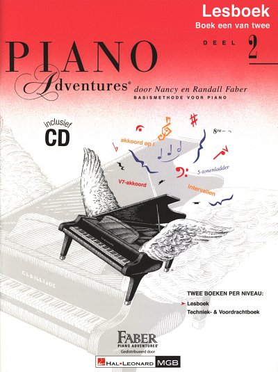R. Faber: Piano adventures 2, Klav (+CD)