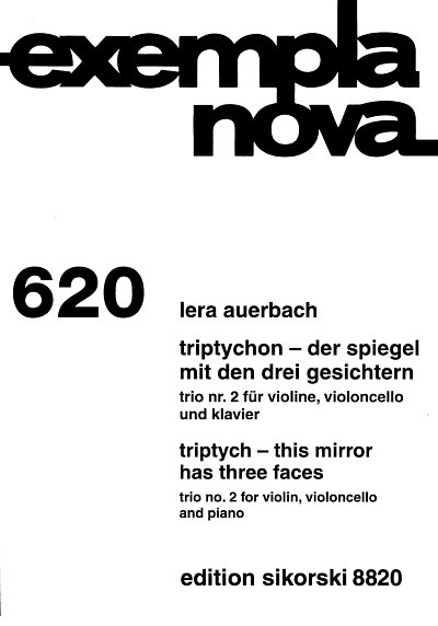 L. Auerbach: Triptychon - Der Spiegel mit d, VlVcKlv (Pa+St)