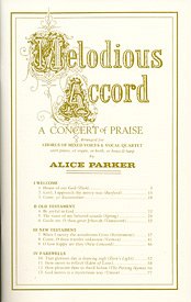 A. Parker: Melodious Accord A Concert of Praise (Chpa)