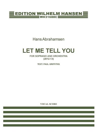 H. Abrahamsen: Let Me Tell You, GesSKlav (KA)
