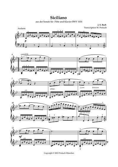 DL: J.S. Bach: Siciliano, Klav