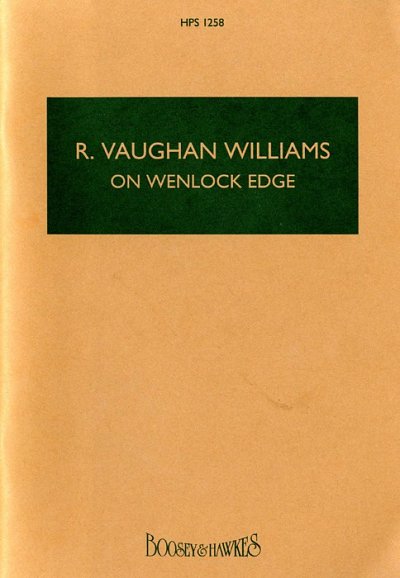 R. Vaughan Williams: On Wenlock Edge (Stp)