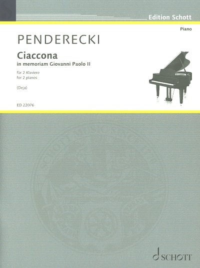 K. Penderecki: Ciaccona, 2Klav (Sppa)