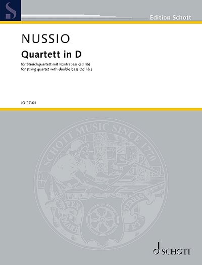 DL: O. Nussio: Quartett in D, 2VlVaVc (Pa+St)