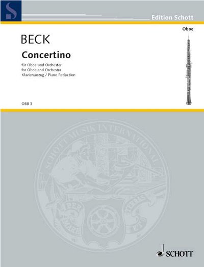 DL: C. Beck: Concertino, ObOrch (KASt)