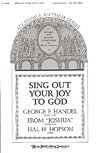 G.F. Händel: Sing Out Your Joy to God, Ch2Klav