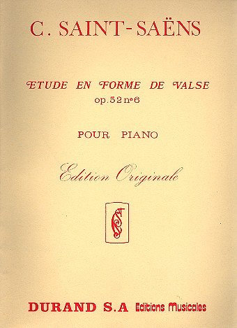 C. Saint-Saëns: Etude Forme De Valse Piano (Op 52N 6), Klav