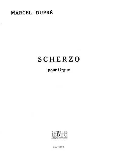 M. Dupré: Scherzo Op.16, Org (Part.)