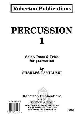 Percussion 1 - Solos Duos Trios