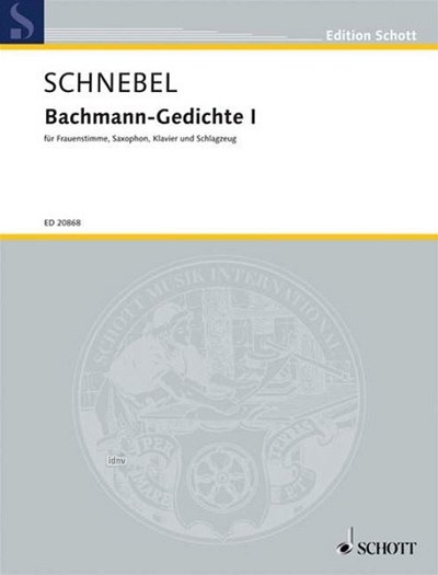 D. Schnebel: Ultima speranza