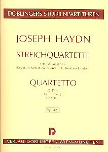 J. Haydn: Quartett D-Dur Op 1/3 Hob 3:3