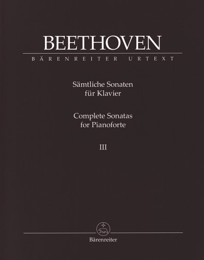 L. v. Beethoven: Sämtliche Sonaten für Klavier III, Klav