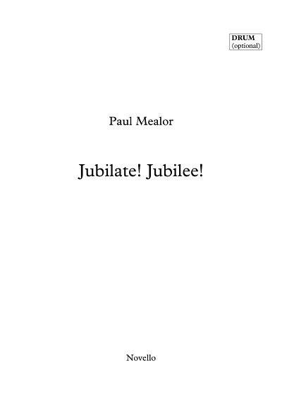 P. Mealor: Jubilate! Jubilee! (Drum Part), Schlagz (Bu)