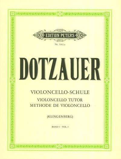 F. Dotzauer: Violoncello-Schule 1, Vc