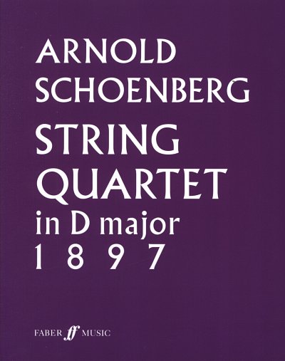 A. Schönberg: Quartett D-Dur (1897), 2VlVaVc (Stsatz)