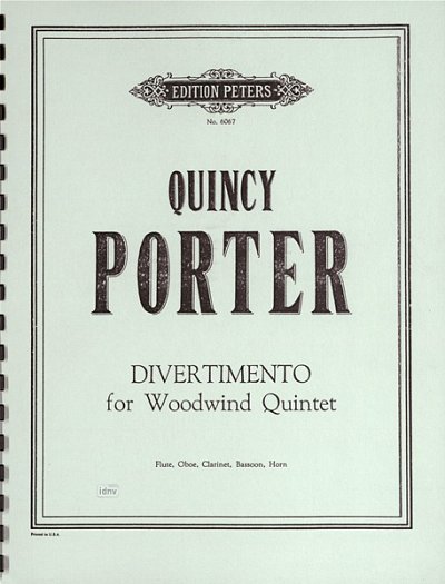 Porter Quincy: Divertimento