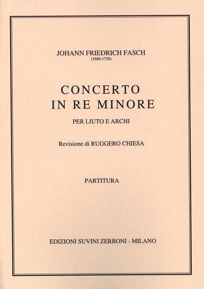J.F. Fasch: Concerto Pa, Git (Part.)