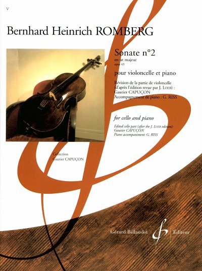 B. Romberg: Sonate Nø2 En Ut Majeur Opus , VcKlav (KlavpaSt)