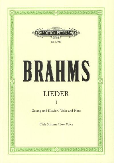 J. Brahms: Lieder 1 - tiefe Stimme, GesTiKlav
