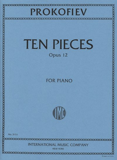 S. Prokofjew: 10 Pieces op. 12, Klav