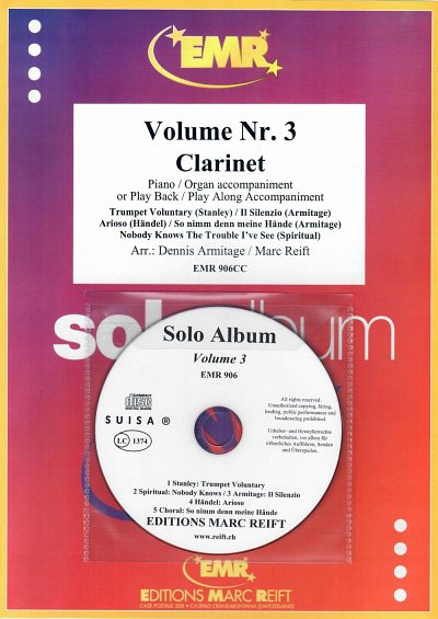 M. Reift: Solo Album Volume 03, KlarKlv/Org (+CD)