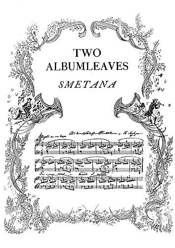B. Smetana: Two Albumleaves, Klav