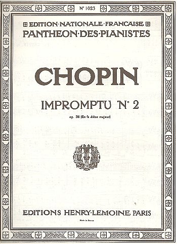 F. Chopin: Impromptu n°2 Op.36 Fa# maj., Klav