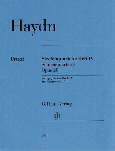 J. Haydn: Streichquartette Heft IV op. 20, 2VlVaVc (Stsatz)