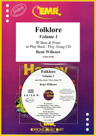 R. Willener: Folklore Volume 1, TbBKlav (+CD)