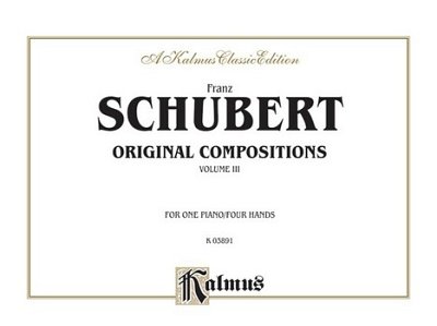 Schubert Original Comps.V3 1P4H, Klav