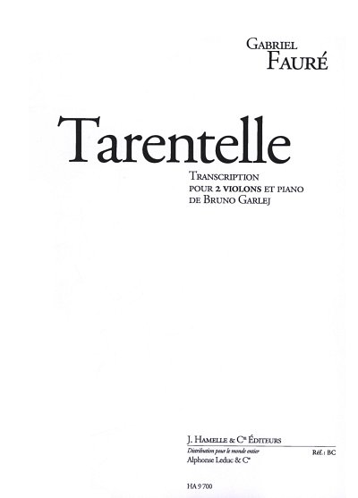 G. Fauré: Tarentelle (Bu)