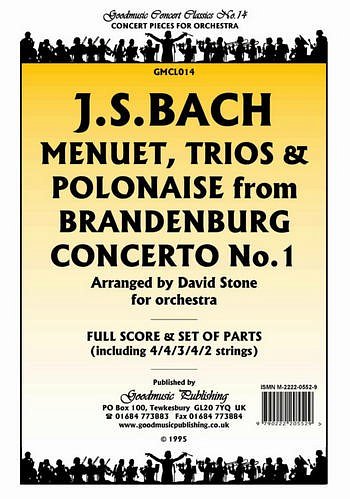 J.S. Bach: Menuet,Trios and Polonaise, Sinfo (Pa+St)