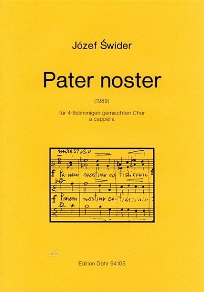 J. _wider: Pater noster (Chpa)
