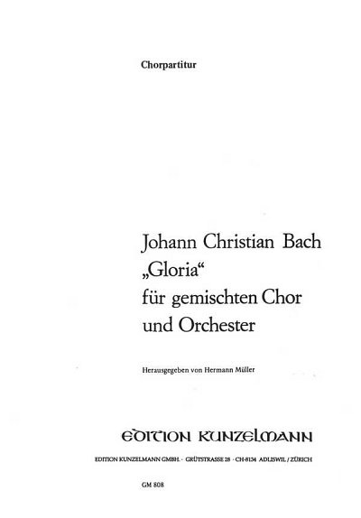 J.C. Bach: Gloria, Ch (Chpa)