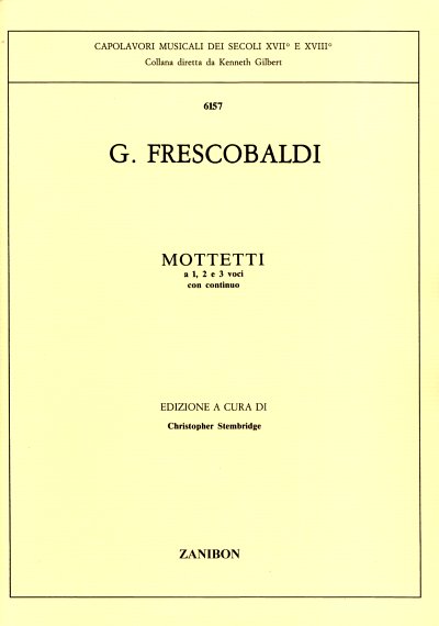 G. Frescobaldi: Mottetti (Part.)