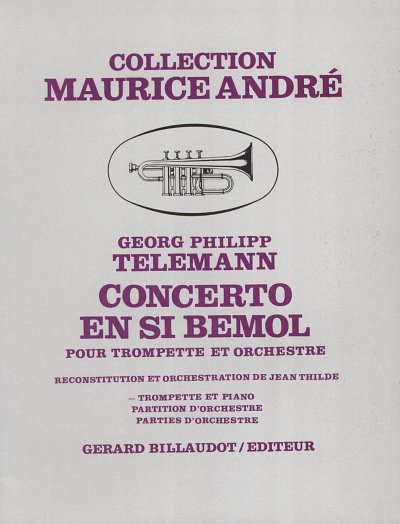 G.P. Telemann: Concerto en Sib Majeur, TrpKlav (KASt)