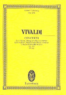 A. Vivaldi: Concerto Grosso D-Dur Op 3/1 Rv 549 Pv 146 Eulen